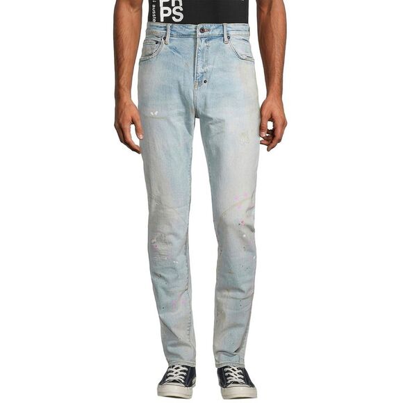 Prps Mens Lamy Warlock Fit Skinny Jeans 33 Bleach - NWT $228